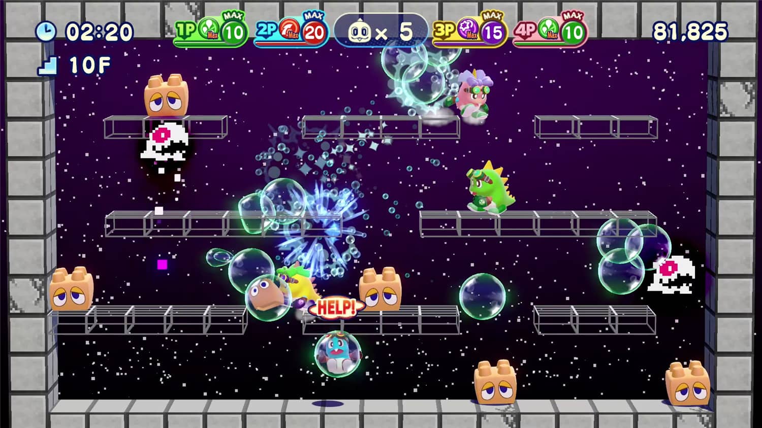 泡泡龙4伙伴 头骨怪与创意工坊/Bubble Bobble 4 Friends-资源站