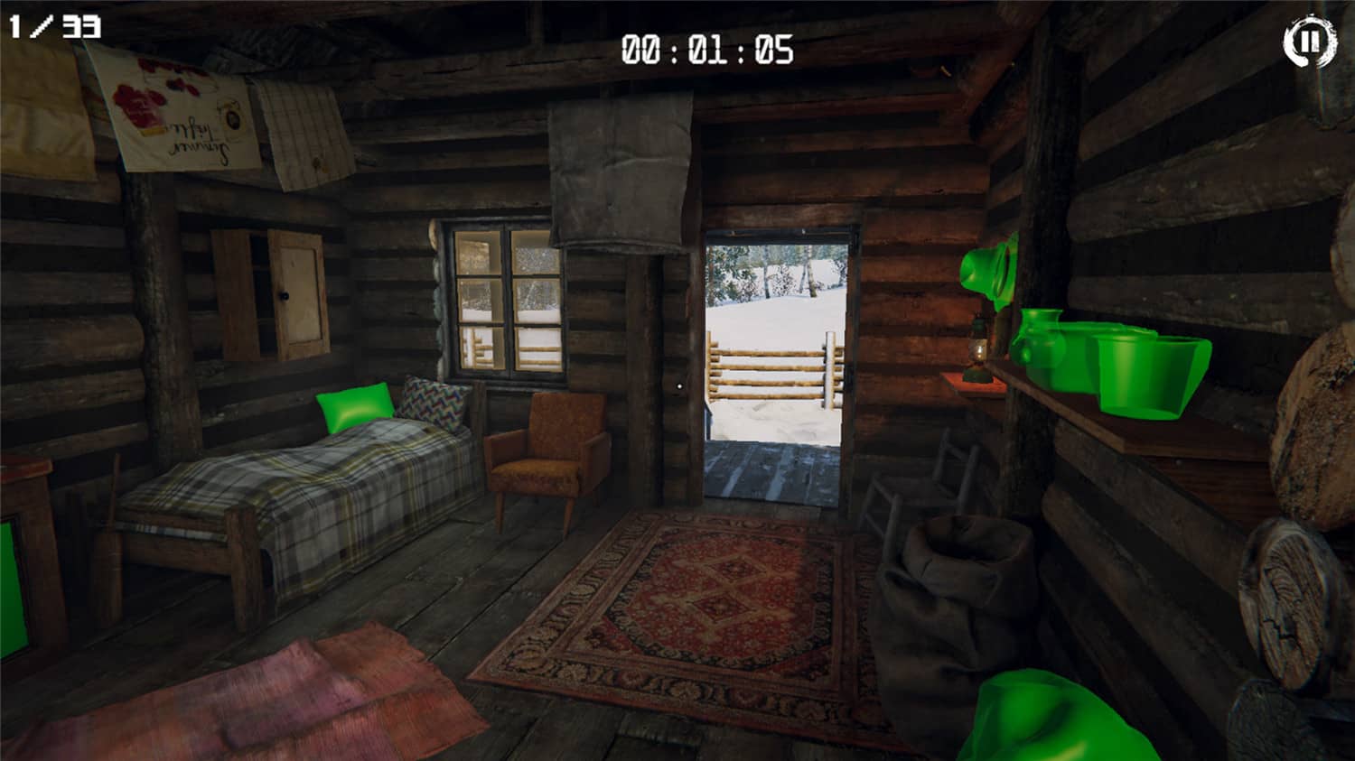 3D拼图：木屋/3D PUZZLE – Wood House-资源站