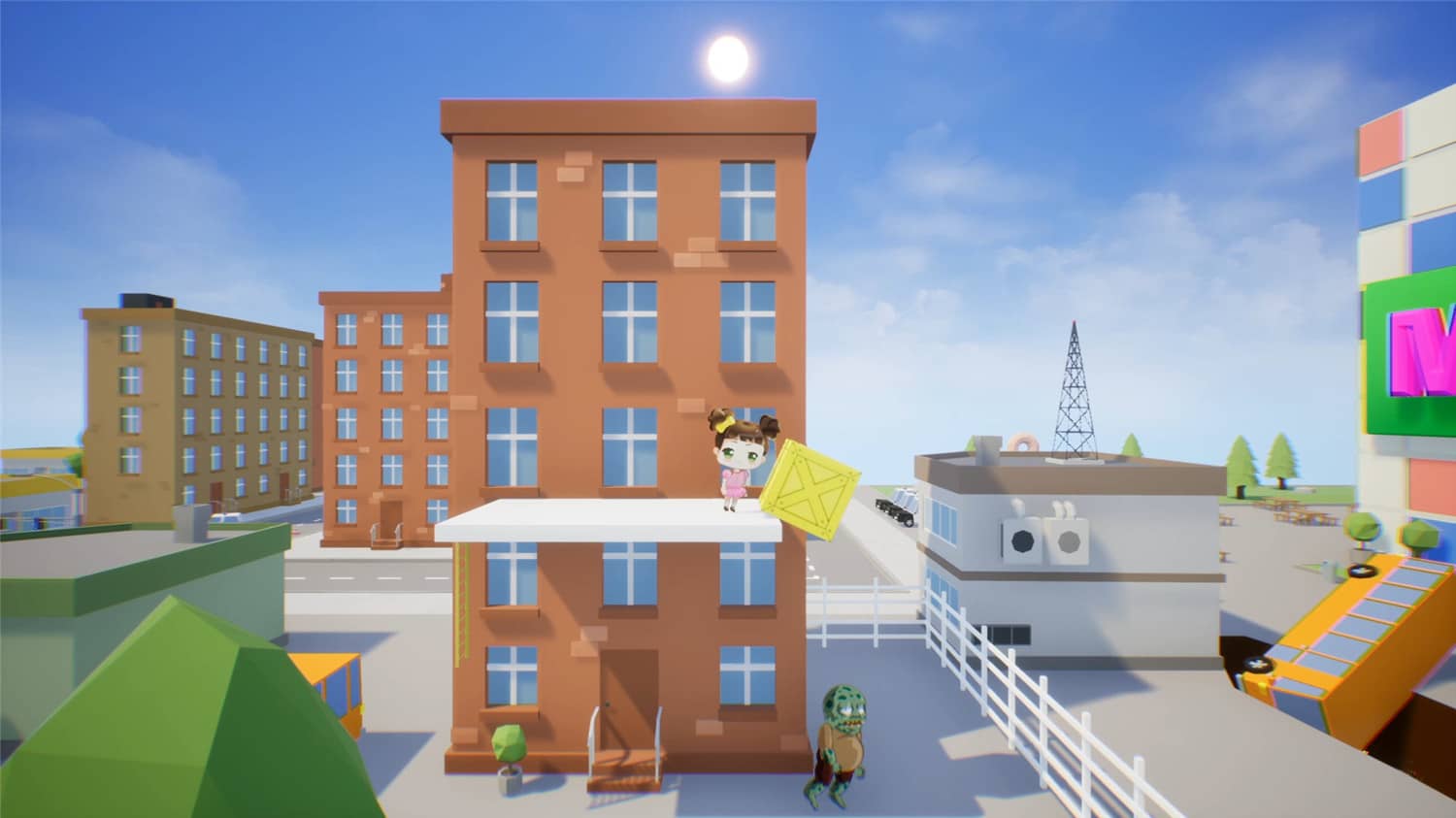 奇碧女孩VS邪恶僵尸/Chibi Girl VS Evil Zombie Dead-资源站