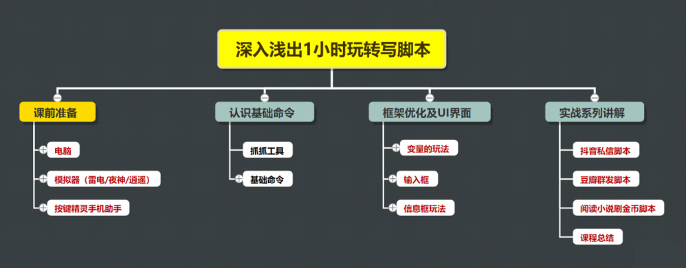 王半圈1小时深入浅出视频实操讲解，教你0基础学会写引流脚本-资源站