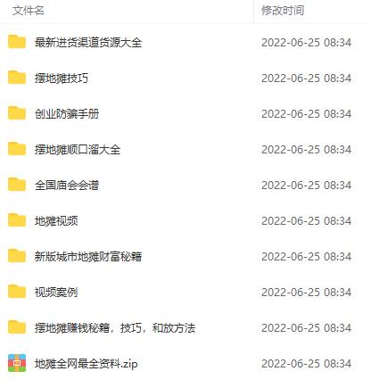 全国各地行业小本摆地摊教程创业夜市顺口溜选址经验教程课，价值上千元-资源站