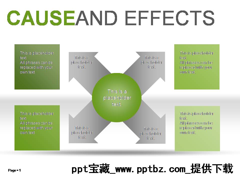 并列关系PPT图表