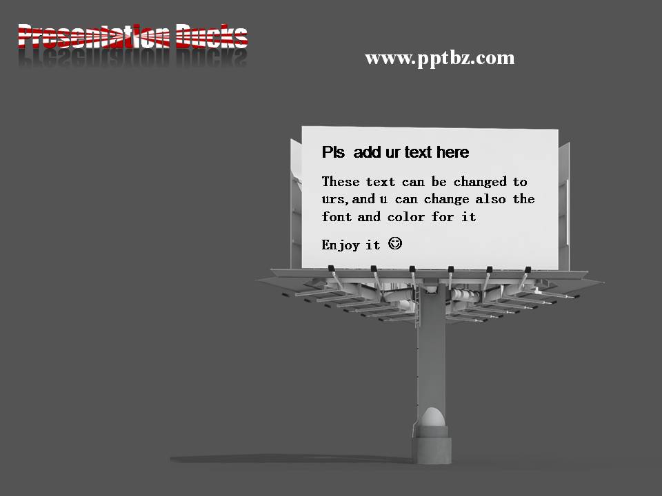 欧美公司出品的三维立体PPT图表