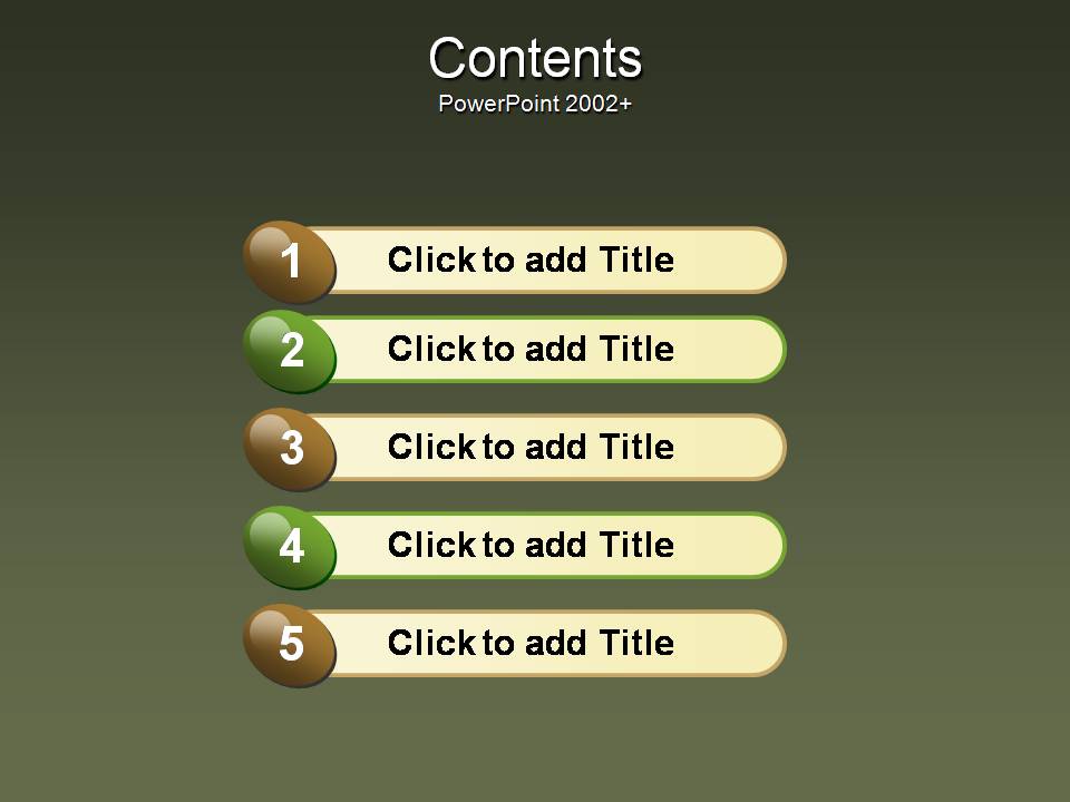 巧克力豆风格标题框PPT图表