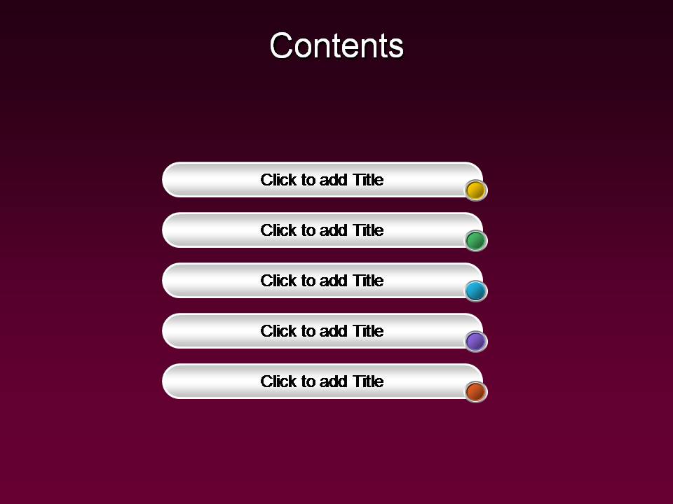 银色金属质感标题PPT图表