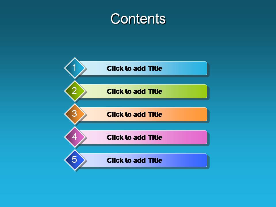 菱形风格标题框PPT图表