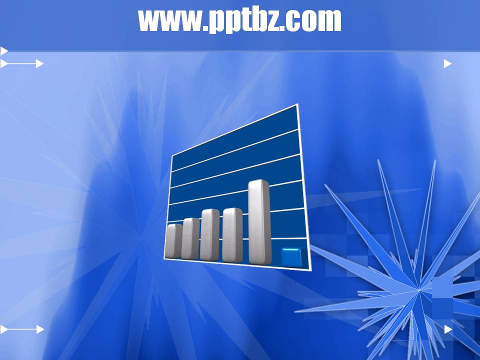 蓝色商务统计PPT图表