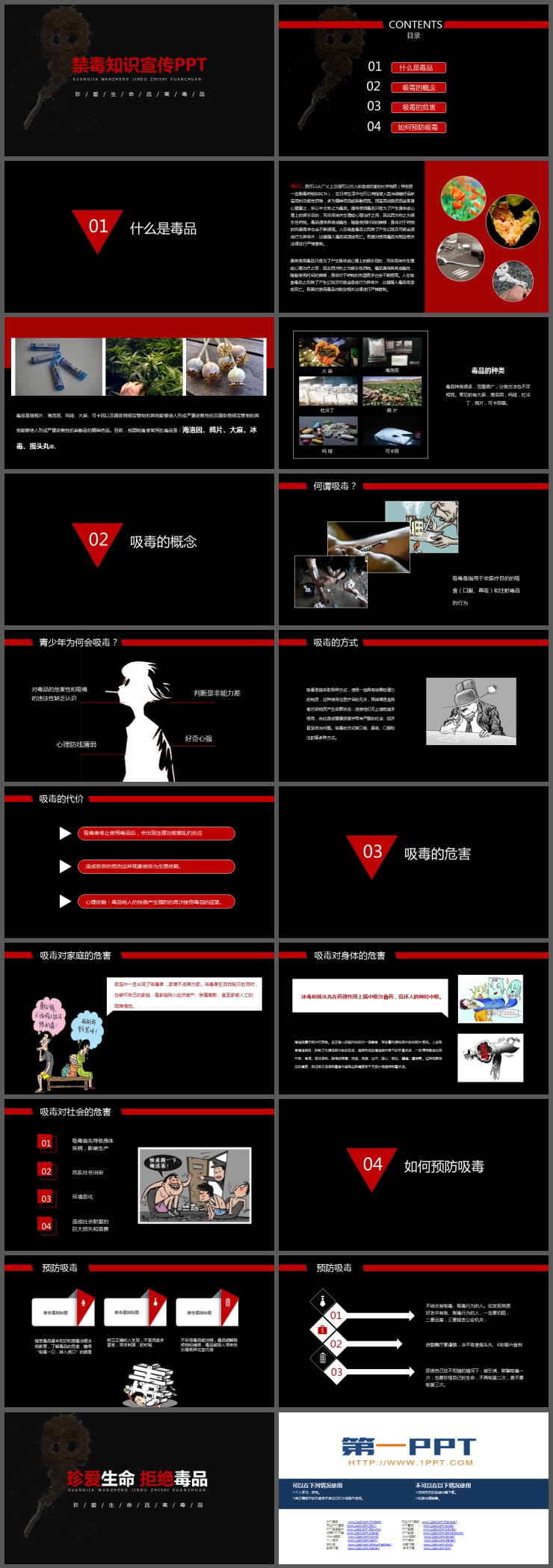 禁毒知识宣传PPT