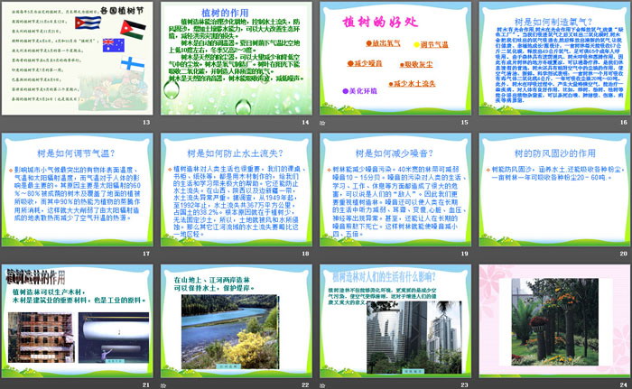 《爱绿 护绿 培绿》PPT