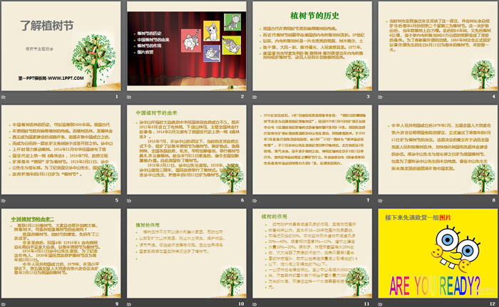 《了解植树节》PPT
