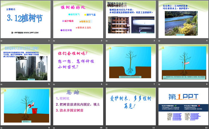 《3.12植树节》PPT