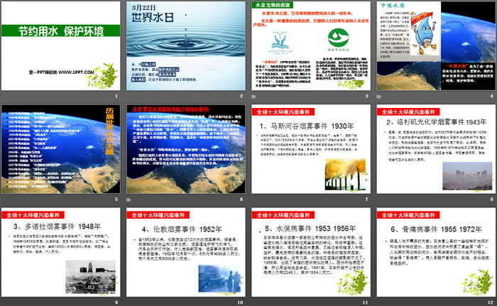 《节约用水 保护环境》PPT