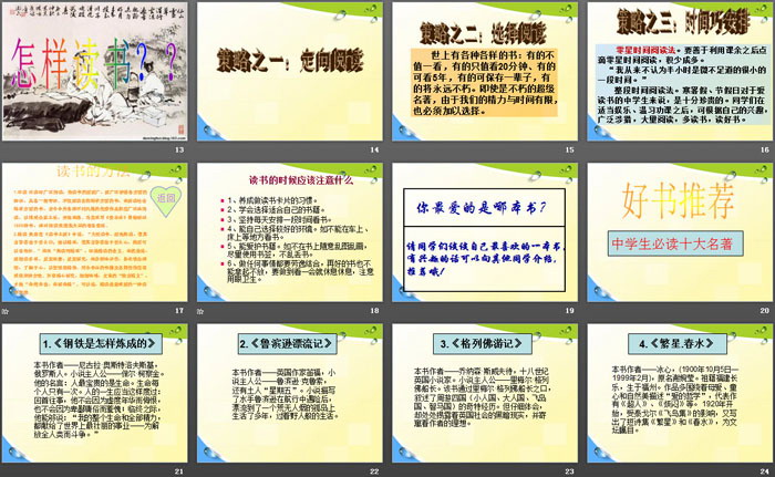 《读书 快乐 成长》PPT