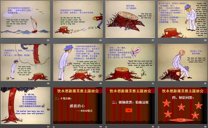 《饮水思源报亲恩》PPT