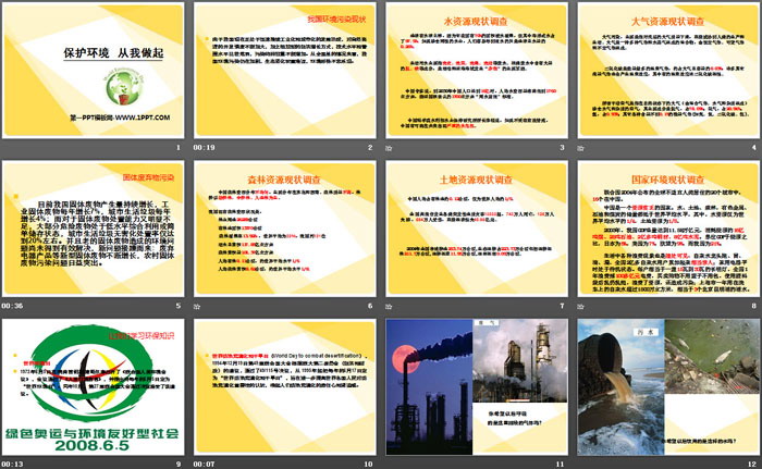 《保护环境 从我做起》PPT