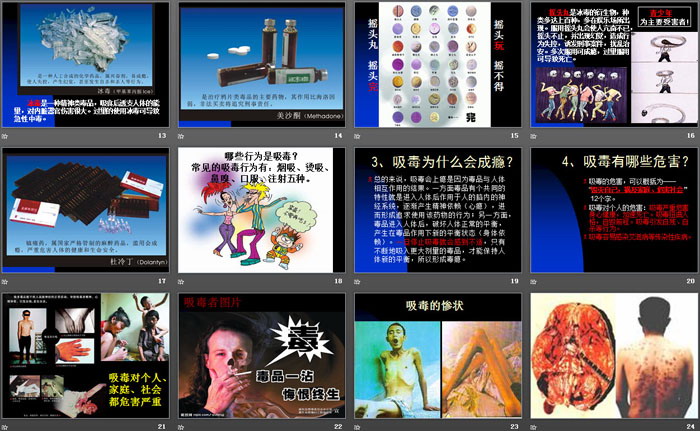 《禁毒知识宣传》PPT