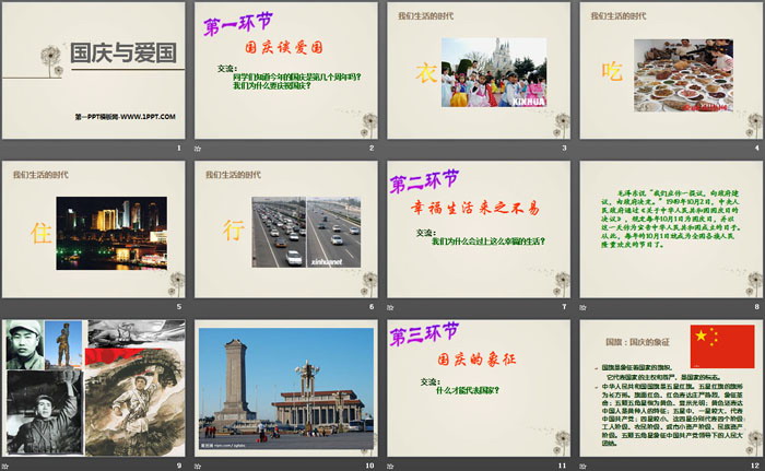 《国庆与爱国》PPT
