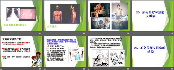 《预防艾滋病，你我同参与》PPT