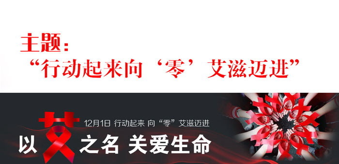 《行动起来向‘零’艾滋迈进》PPT
