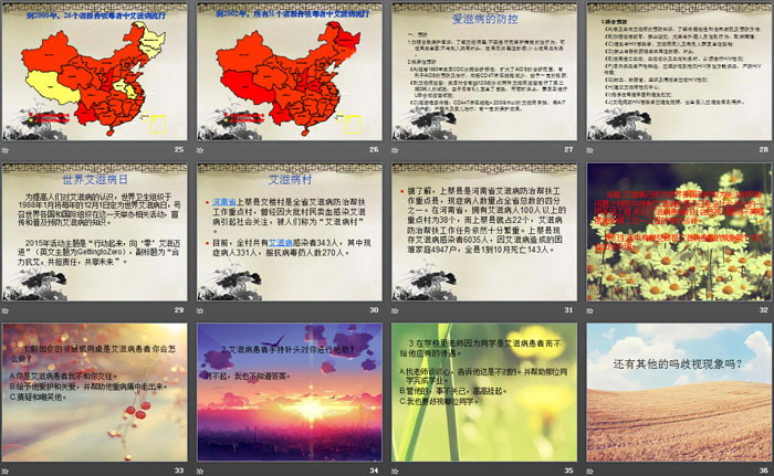 《防艾教育》PPT