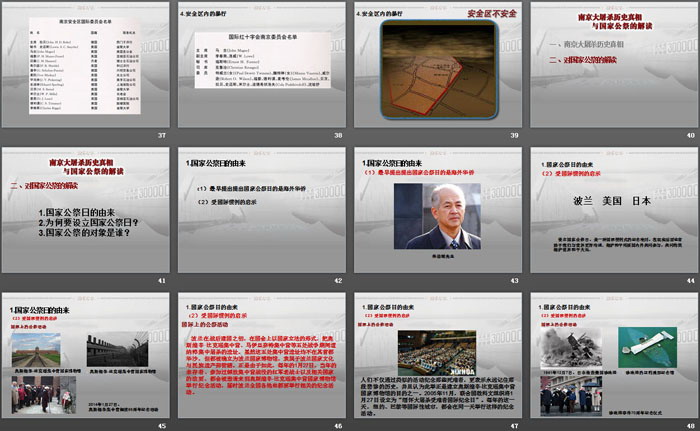 《南京大屠杀历史真相与国家公祭的解读》PPT