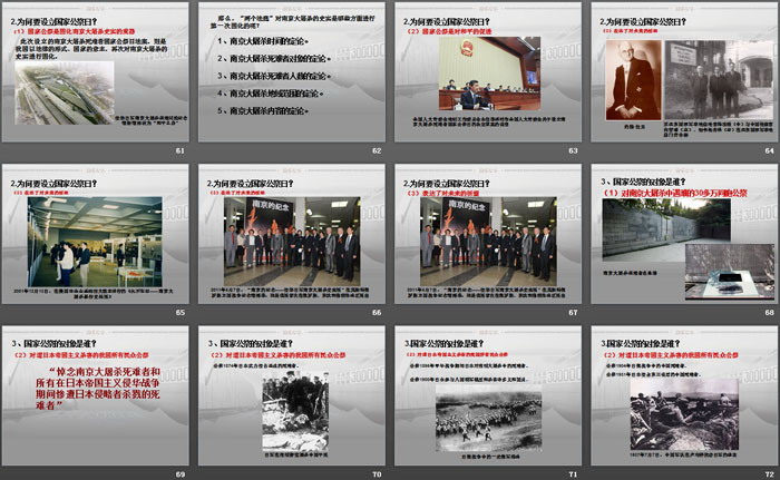 《南京大屠杀历史真相与国家公祭的解读》PPT