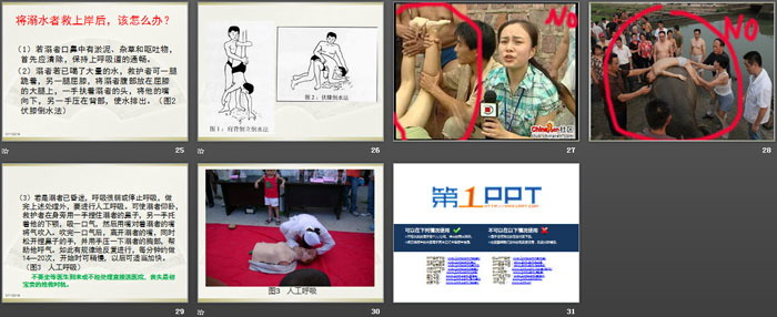 《珍爱生命 预防溺水》PPT