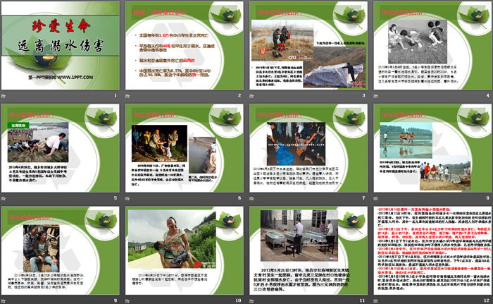 《珍爱生命 远离溺水伤害》PPT