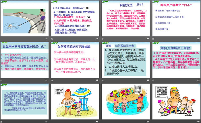 《珍爱生命!防范溺水!》PPT