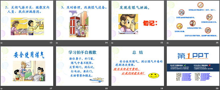 《煤气中毒的预防与处理》PPT