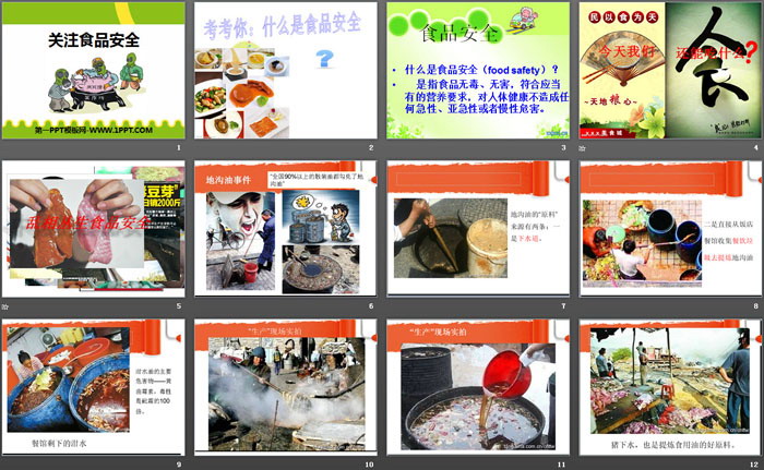 《关注食品安全》PPT