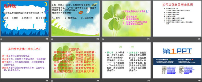 《关注食品安全》PPT