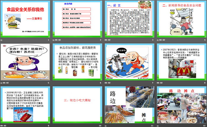 《食品安全关系你我他》PPT