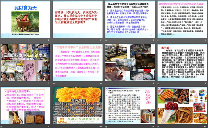 《民以食为天》PPT下载
