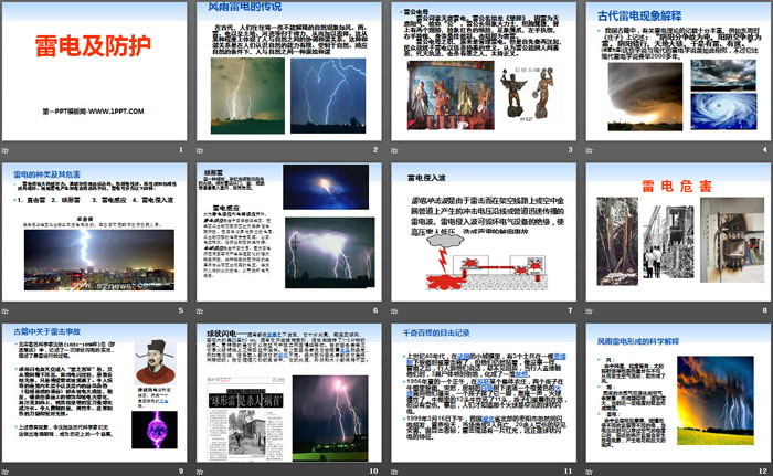 《雷电及防护》PPT