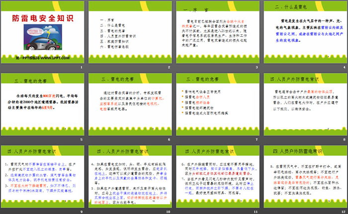 《防雷电安全知识》PPT下载