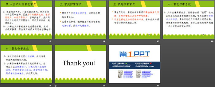 《防雷电安全知识》PPT下载