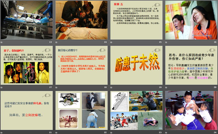 《校园安全》PPT