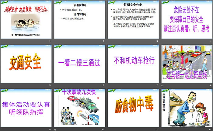 《珍爱生命 远离危险 预防溺水》PPT