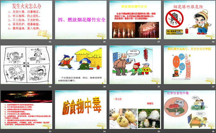 《假期安全教育》PPT