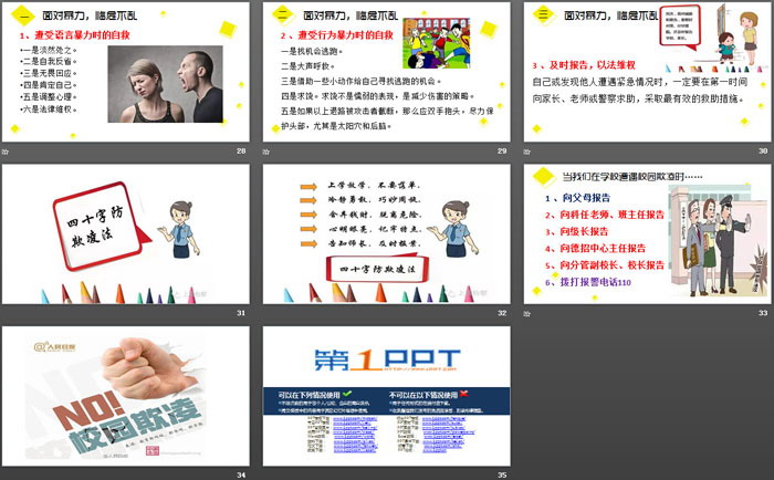 《对校园欺凌说“不”》PPT下载