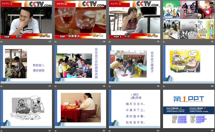 《小学生餐桌礼仪》PPT