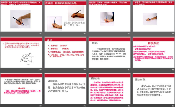 《小学生入学注意事项》PPT