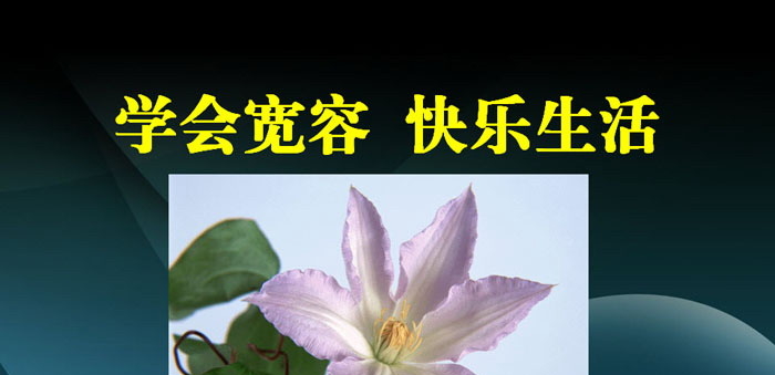 《学会宽容 快乐生活》PPT