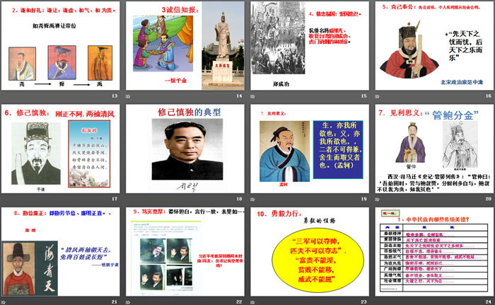 《弘扬传统美德 践行文明礼仪》PPT