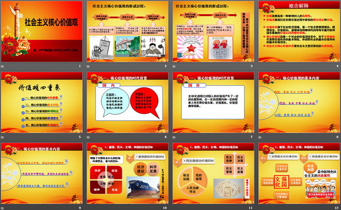 《社会主义核心价值观》PPT下载