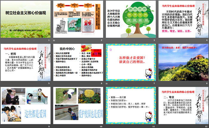 《树立社会主义核心价值观》PPT