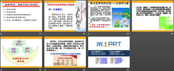 《社会主义核心价值观》PPT免费下载