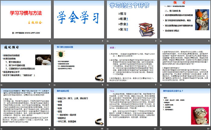 《学习习惯与方法》PPT