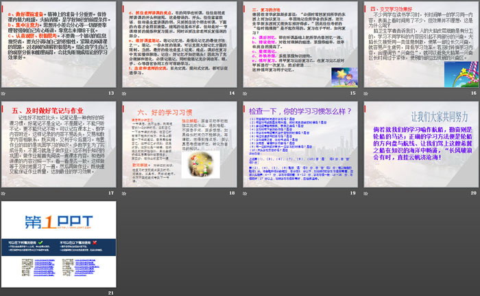 《科学的学习方法是成功的保证》PPT
